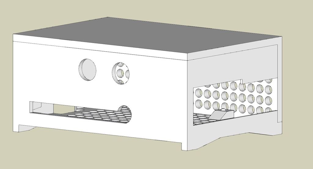 Raspberry Pi 4 Case hifiberry included 3d model
