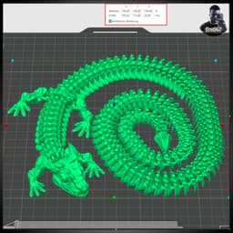 Glorious Baby Dragon - Extra Long version 3d model