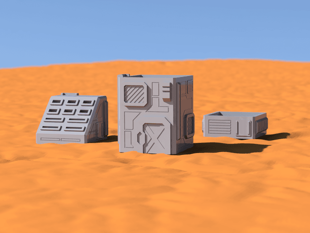 MARS - Desk Organizer Collection 3d model