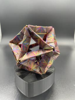 Printagami Modular Edge Origami Piece 3D Printed Origami 3d model