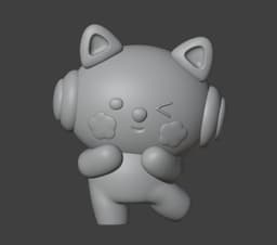 Cute Cat 3d model