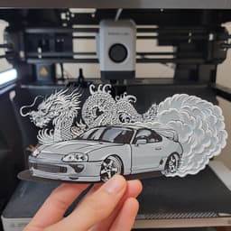 Monochrome Supra Magnet 3d model