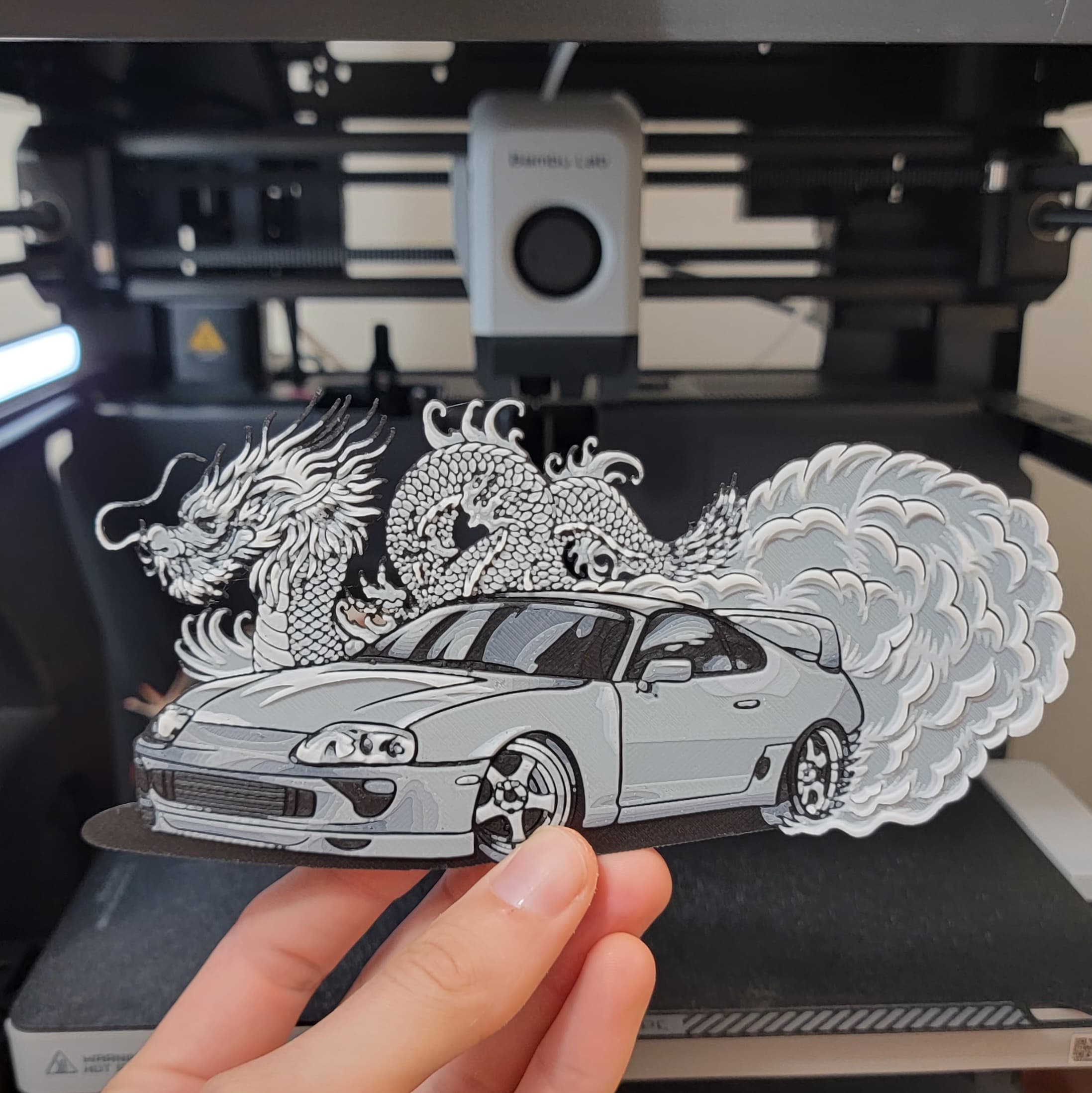 Monochrome Supra Magnet 3d model