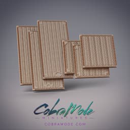 Modular Tatami Scatter Terrain Pack (6 pcs) 3d model