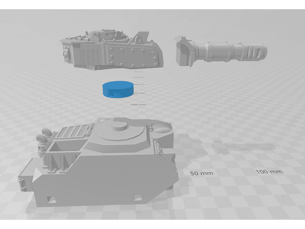 Lemon Rust Turret Adaptor 3d model