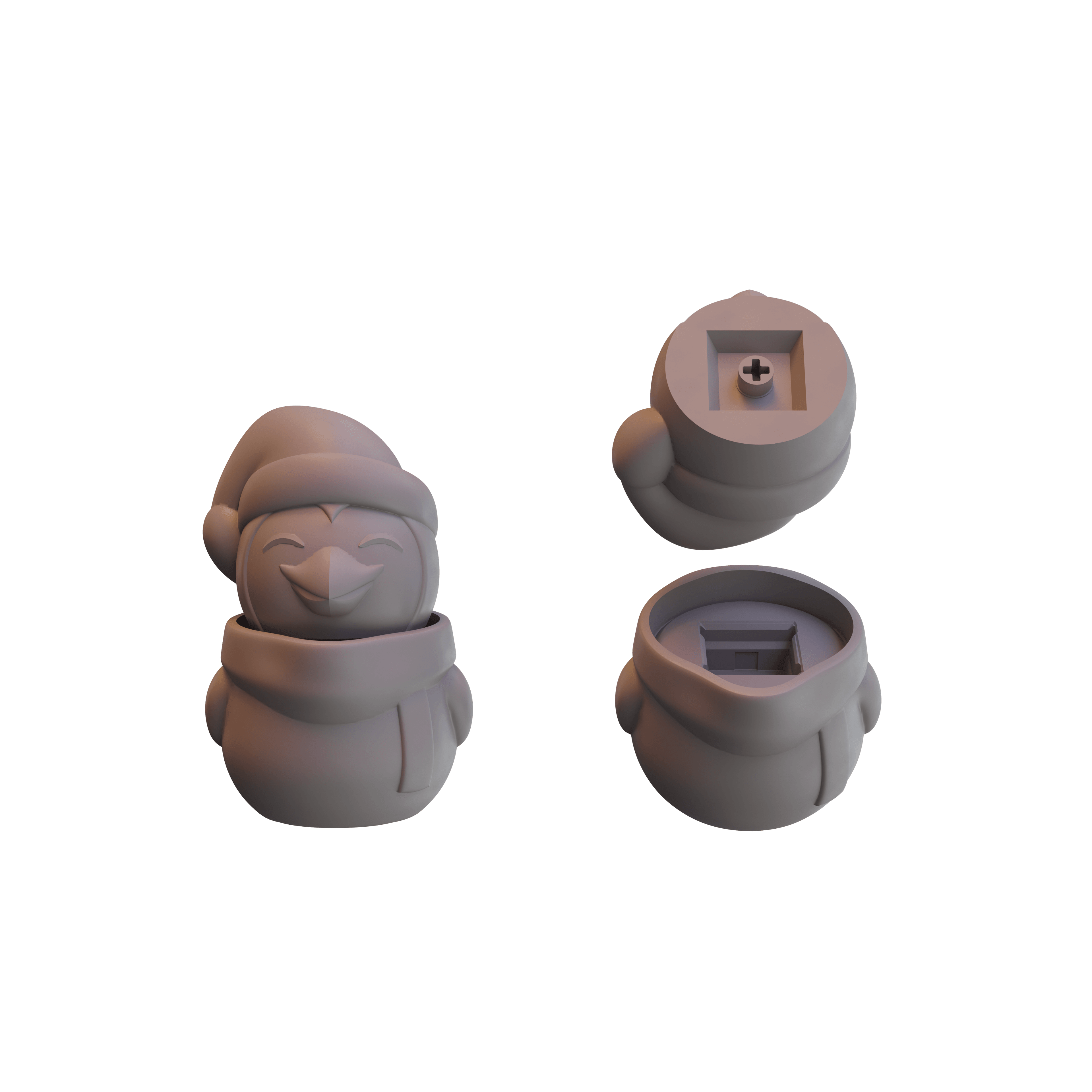 Penguin Fidget Clicker 3d model