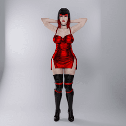 Seductive Curvy Countess V2 3d model