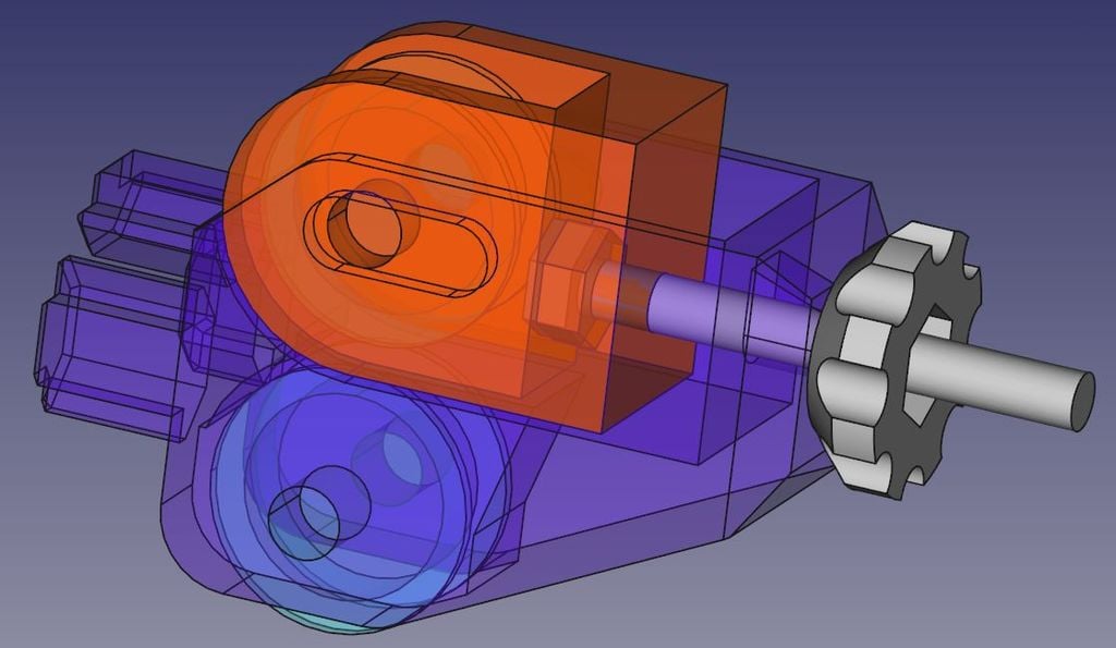 Belt tensioner/idlers mount 3d model