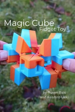 Magic Cube Auxetic Fidget Toy 3d model