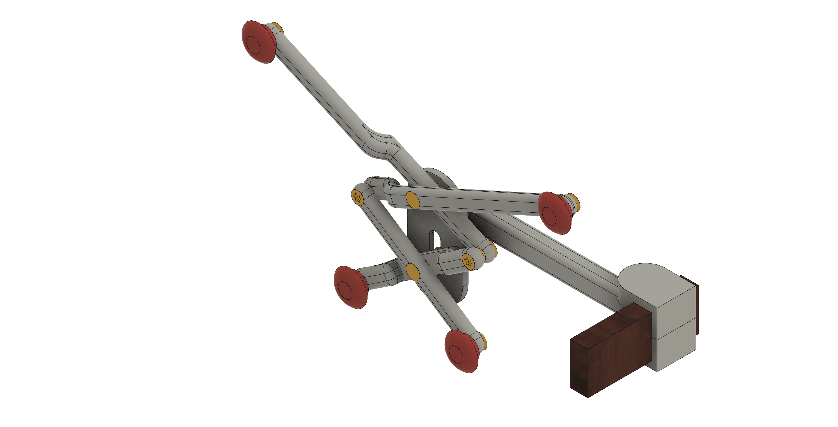 mechanical iPad holder 3d model