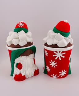 Hot Cocoa Gnome Container 3d model
