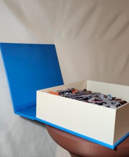 750 Piece Puzzle Book 3d model
