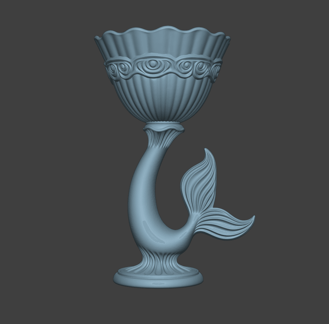 Mermaid Shell Chalise 3d model