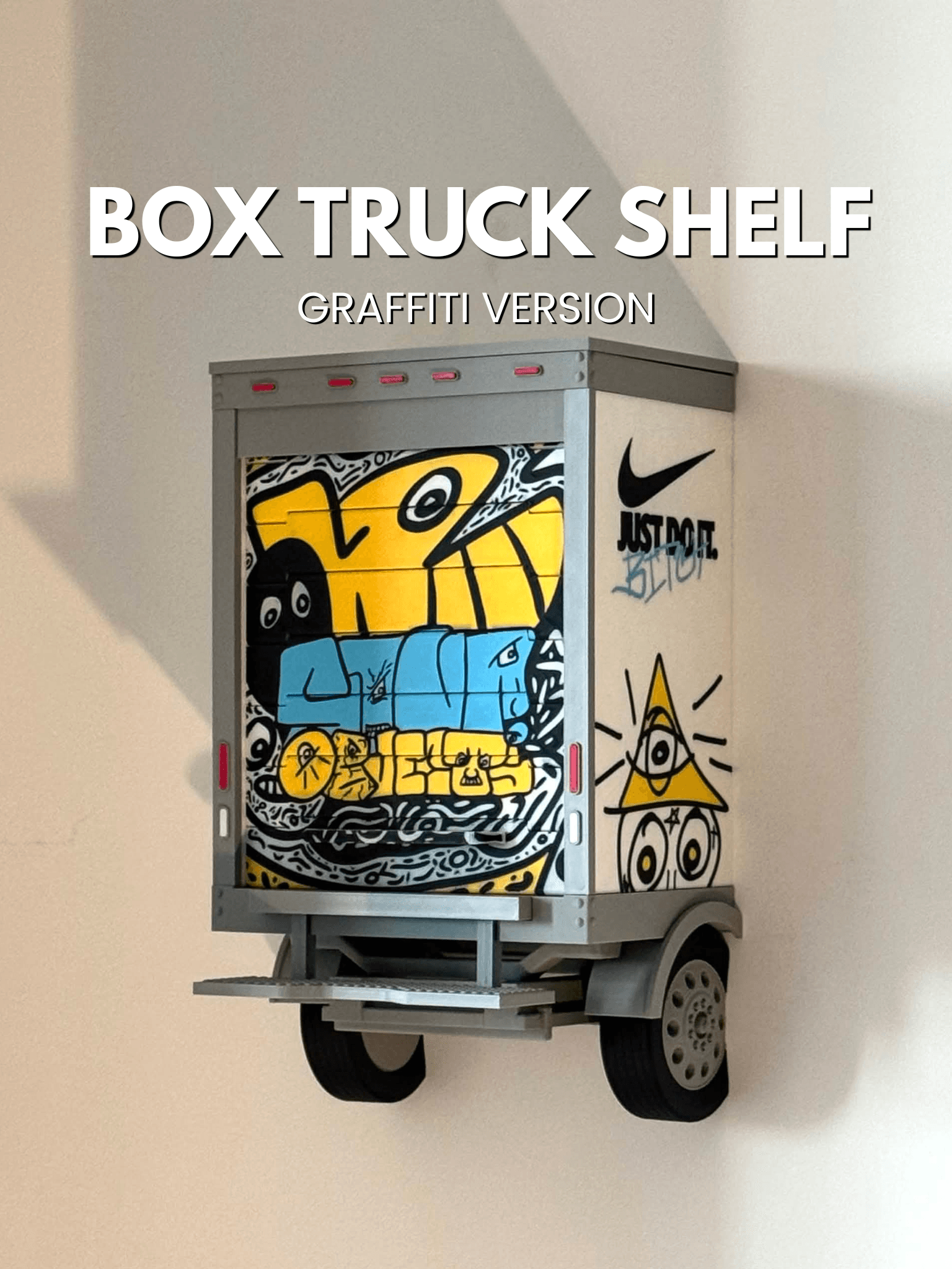 Box Truck Shelf - Soup Graffiti 3d model