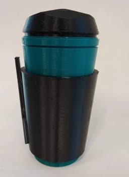 Thermo for Coffee with Spoon 3d model