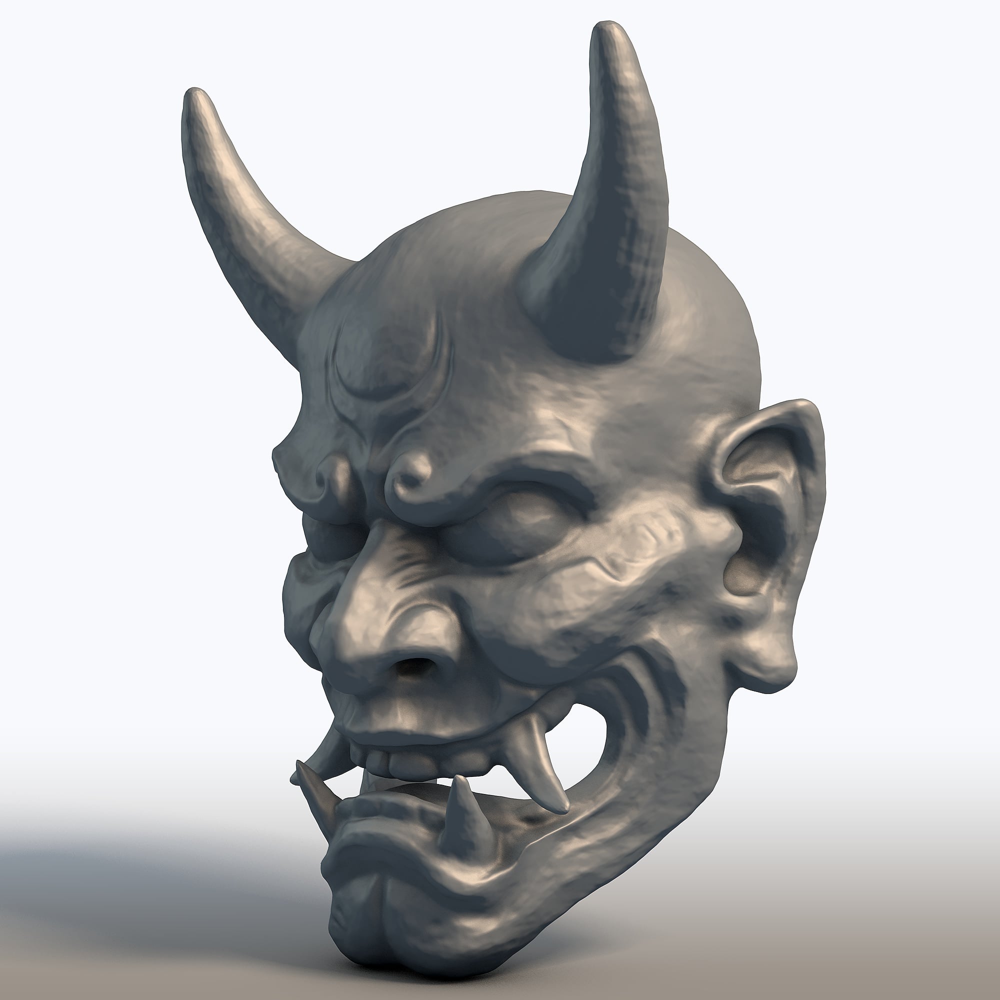 Hannya Mask 3D Model 3d model