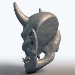 Hannya Mask 3D Model 3d model