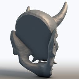 Hannya Mask 3D Model 3d model