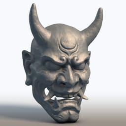 Hannya Mask 3D Model 3d model