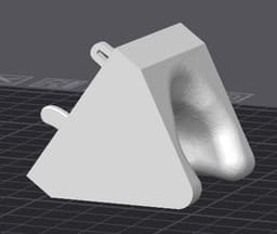 LTT Screwdriver holder for standard pegboard 3d model