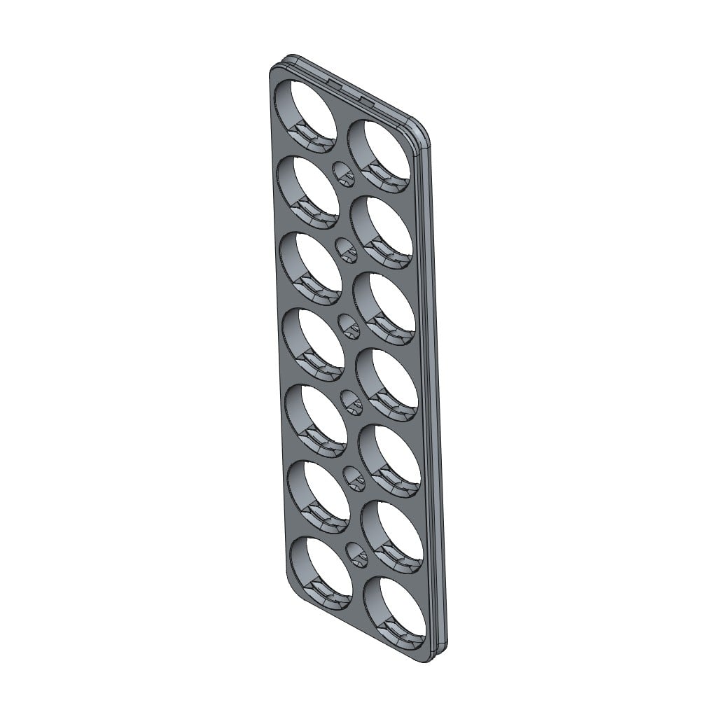 D-LOCK_PANEL.2X7-BLANK 3d model