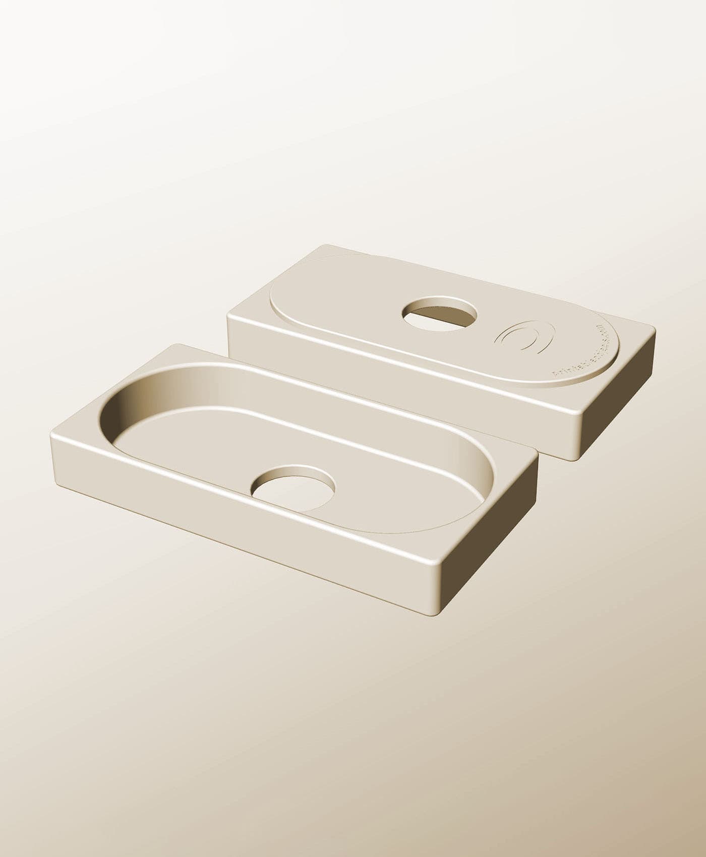 CX96-30-P Stackable pierced bin box module for creative decor 3d model