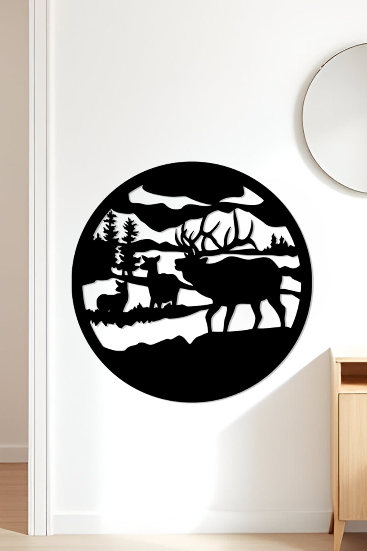 Deer Wall Art, Wall Decor, Home Decor 3d model