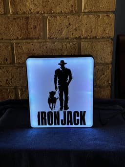 Iron Jack Light box / lamp 3d model