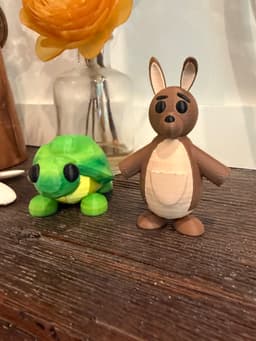 Adopt Me! Turtle, Kangaroo, and Harp Seal 3d model