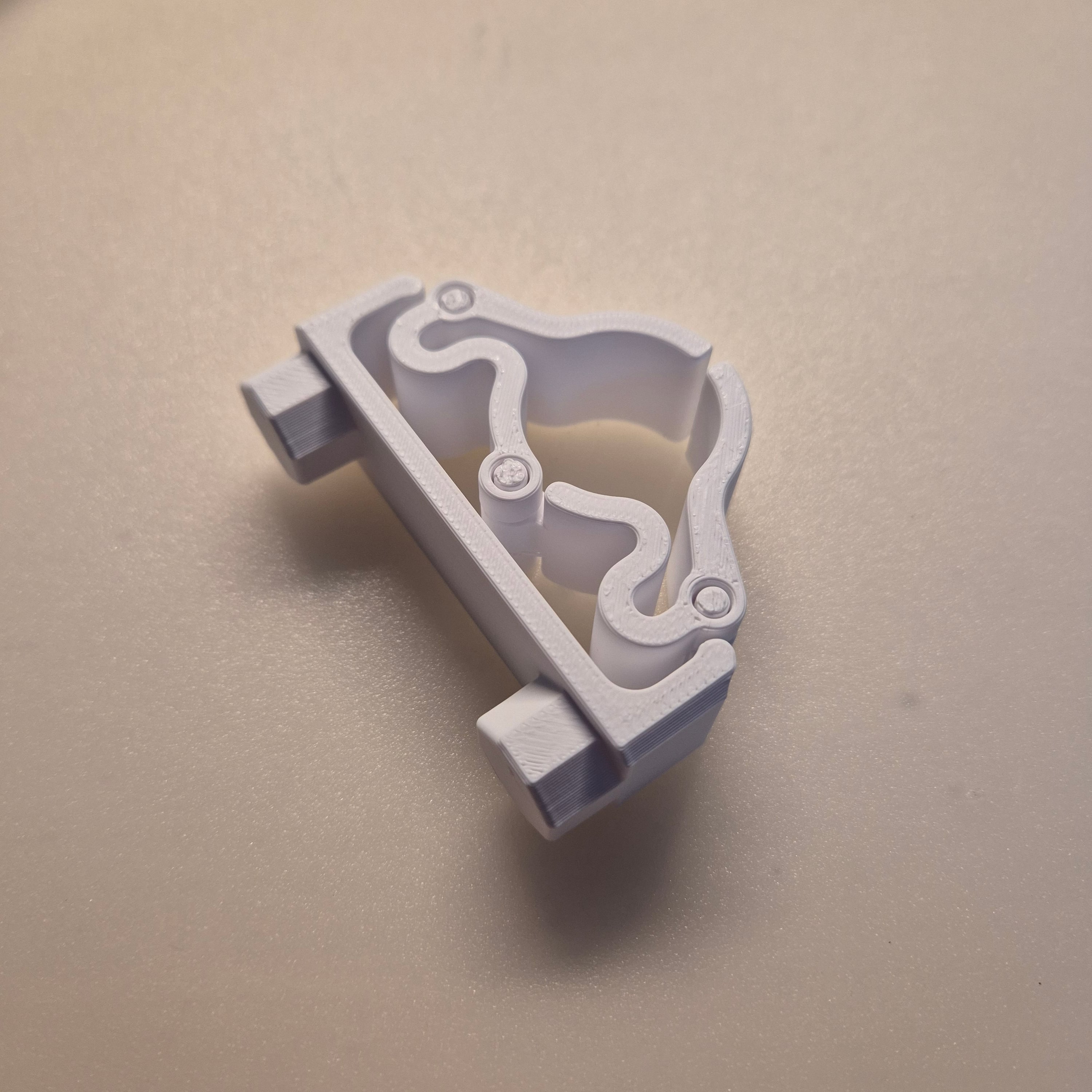 MultiBoard Push-Fit Broom 22mm Holder 3d model