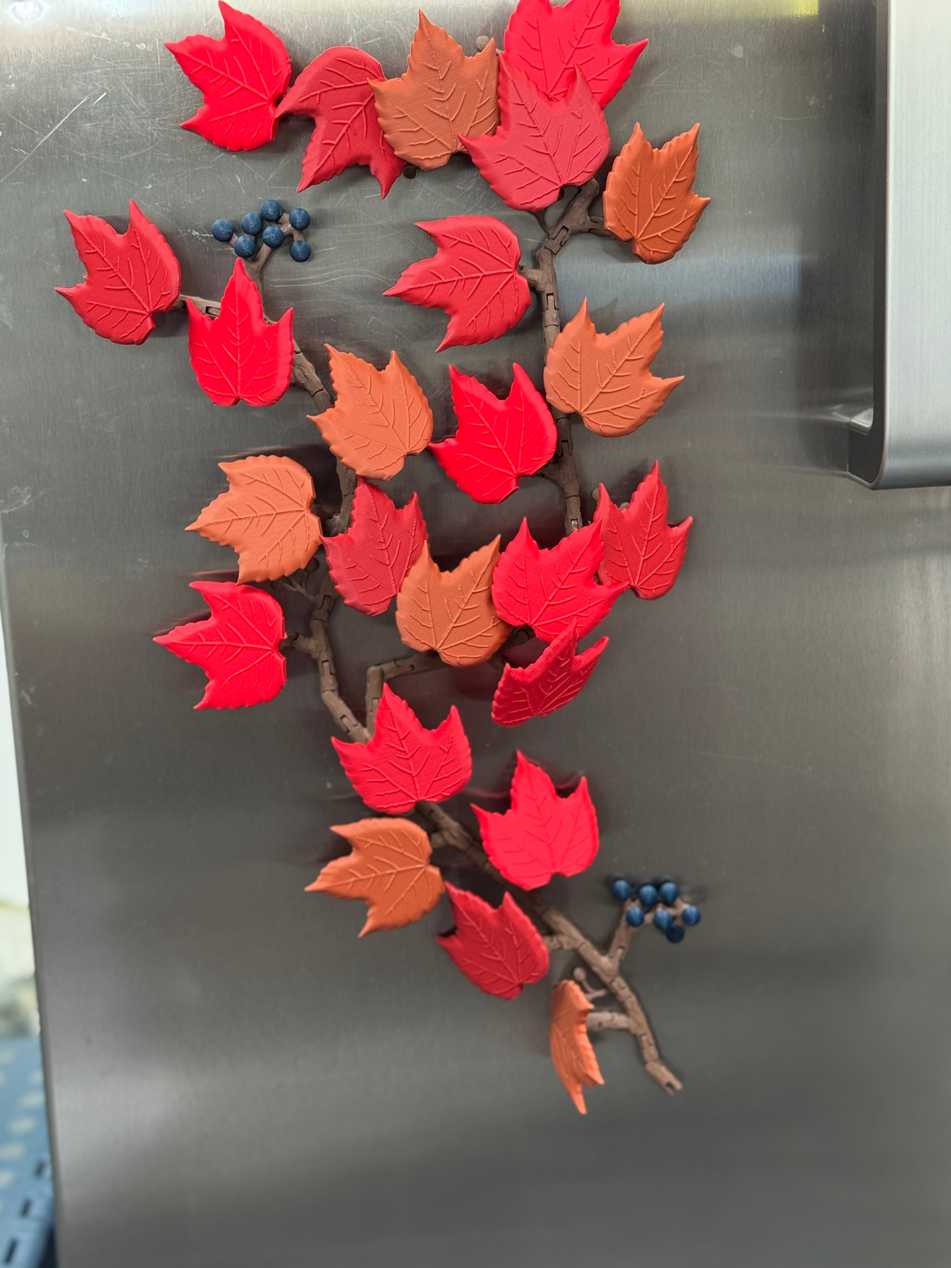 Easy print and lovely addition to the fridge for Autumn.