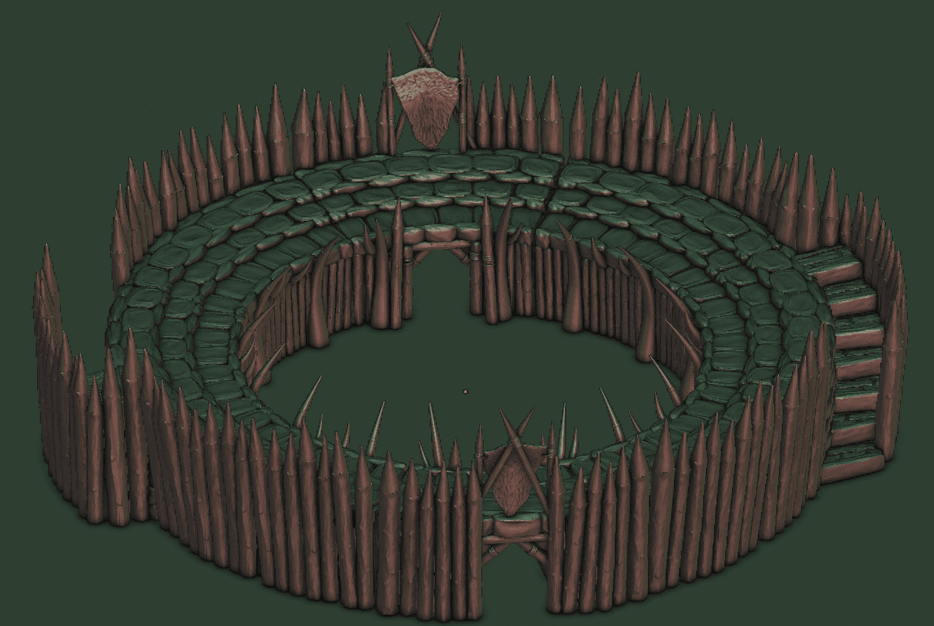 Fighting Arena (D&D) 3d model