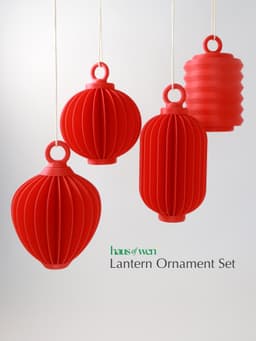 Lantern Ornament Set | Holiday Decor, Home Decor 3d model
