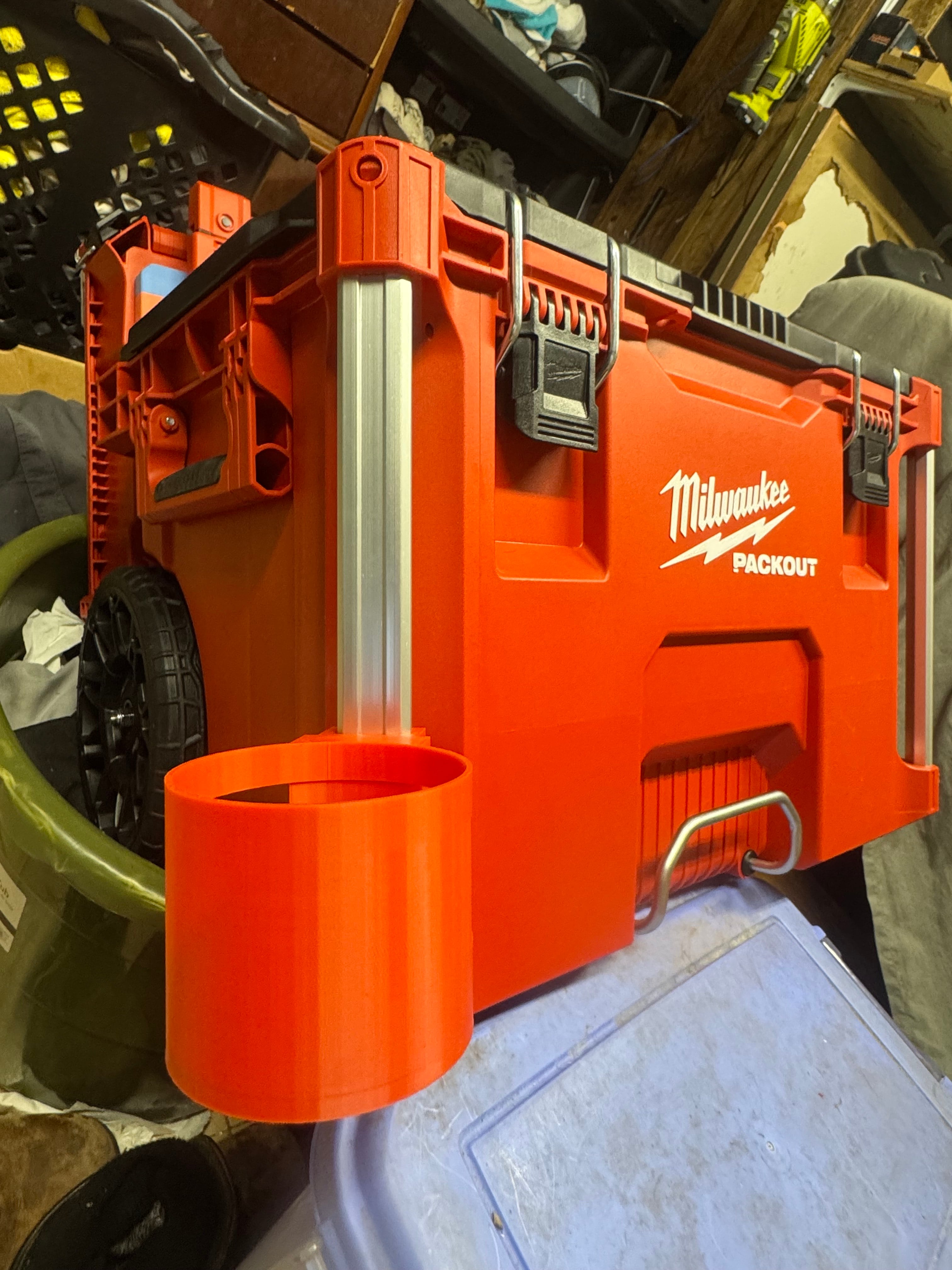 milwaukee packout flask holder.stl 3d model
