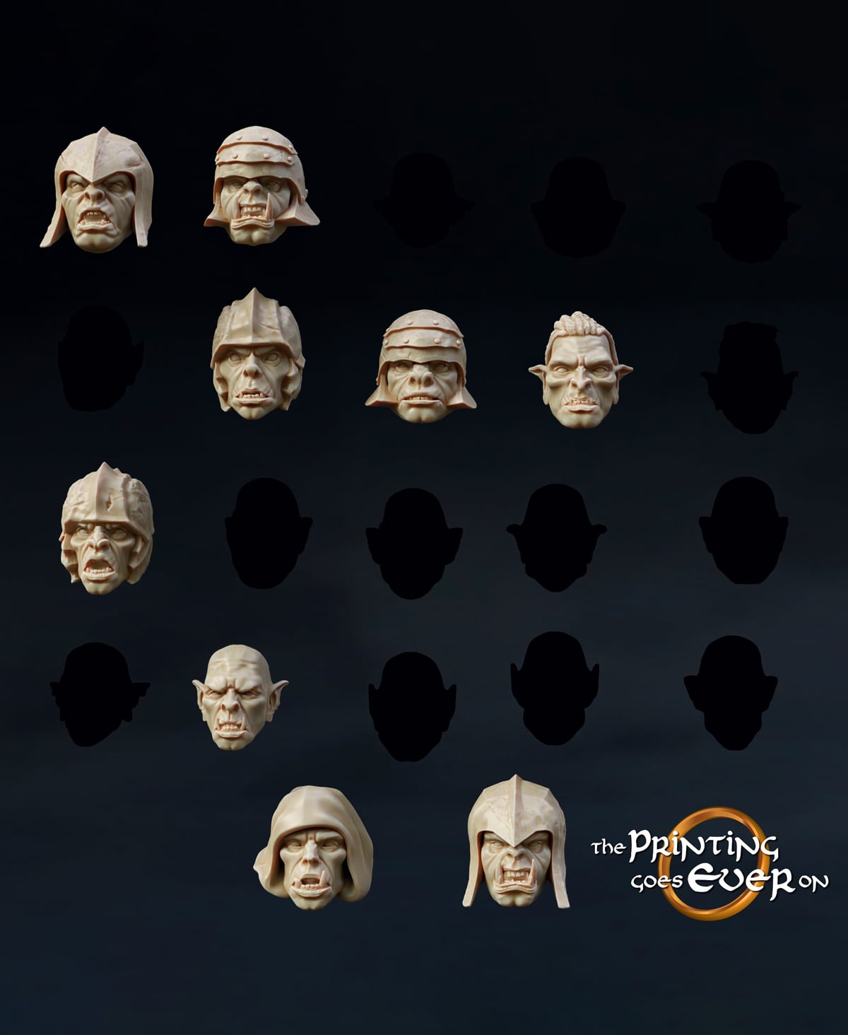 Modular Orc Fighters 3d model