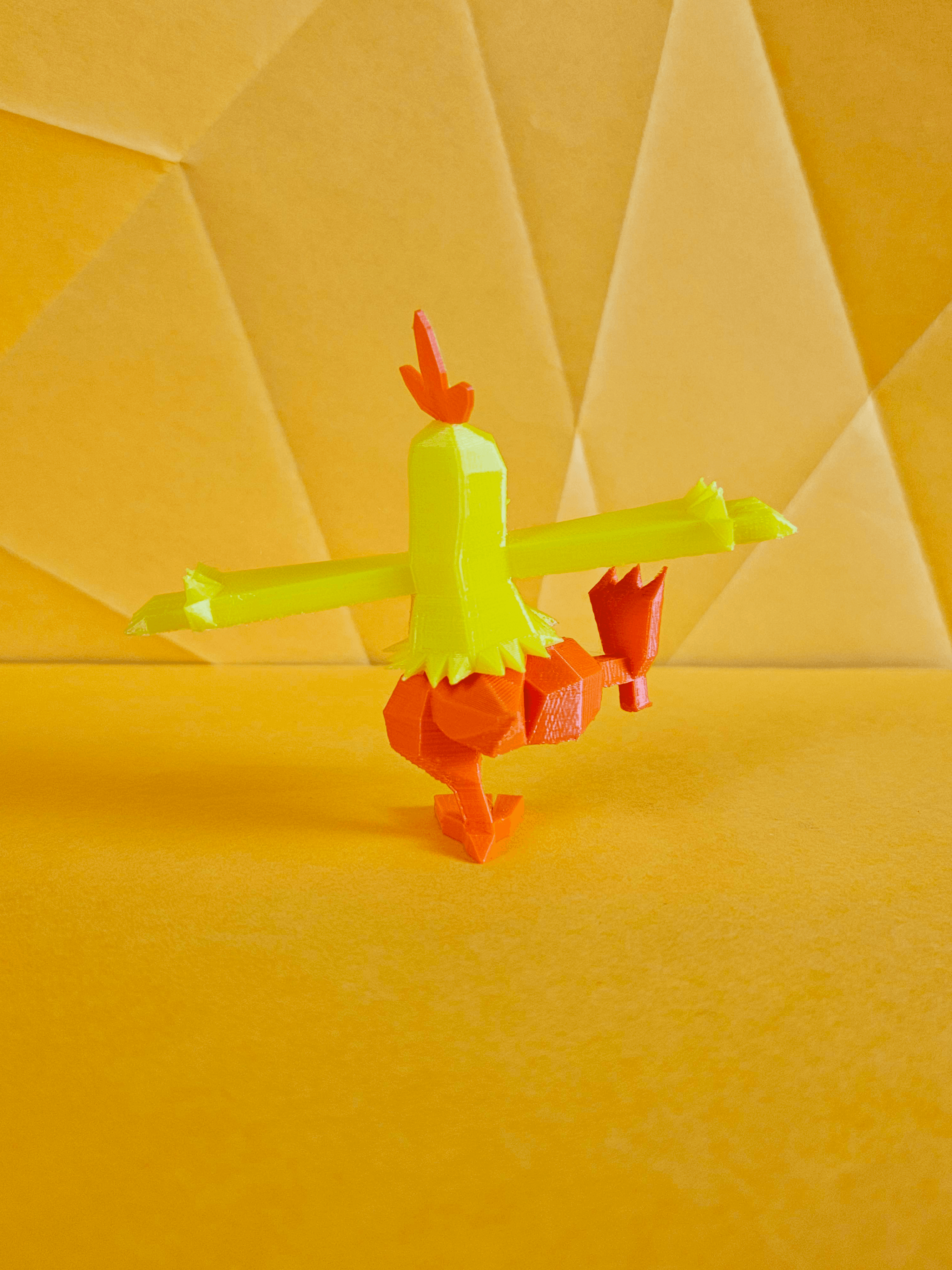 Combusken Low Poly Pokemon 3d model