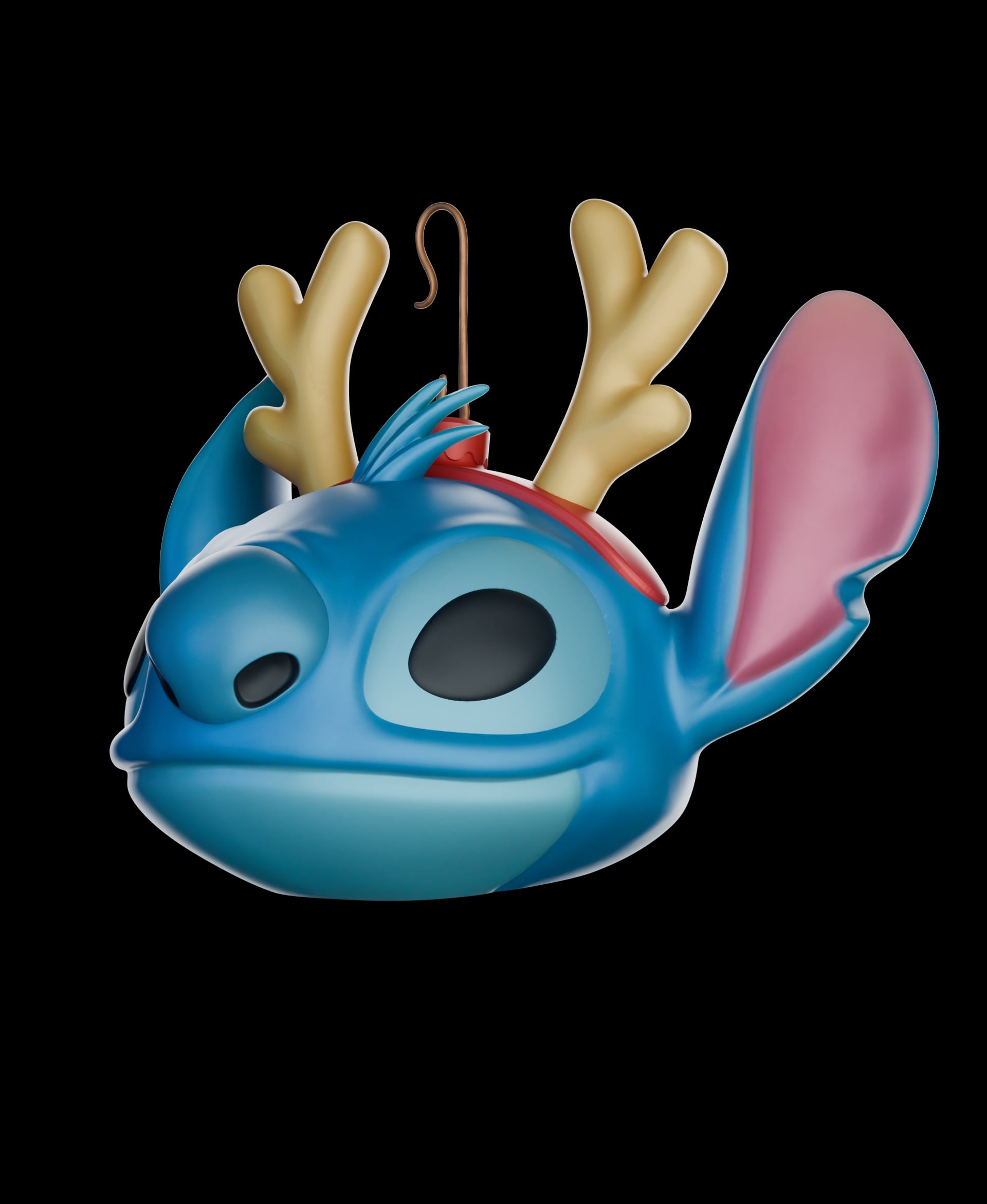 Stitch Ornament 3d model