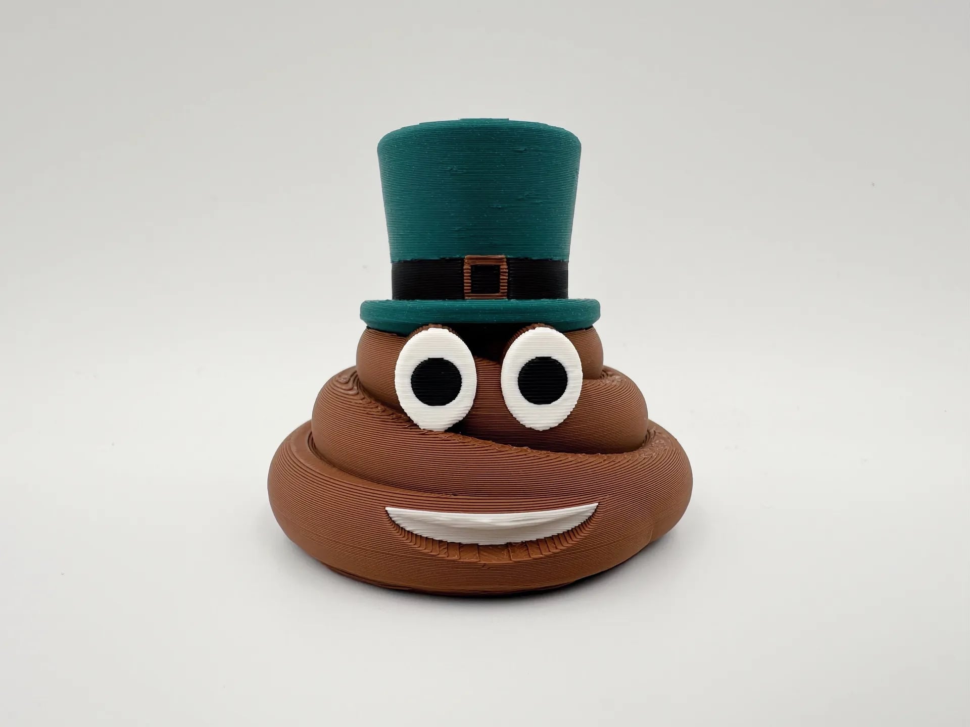 Saint Patricks Day Poop Emoji 3d model