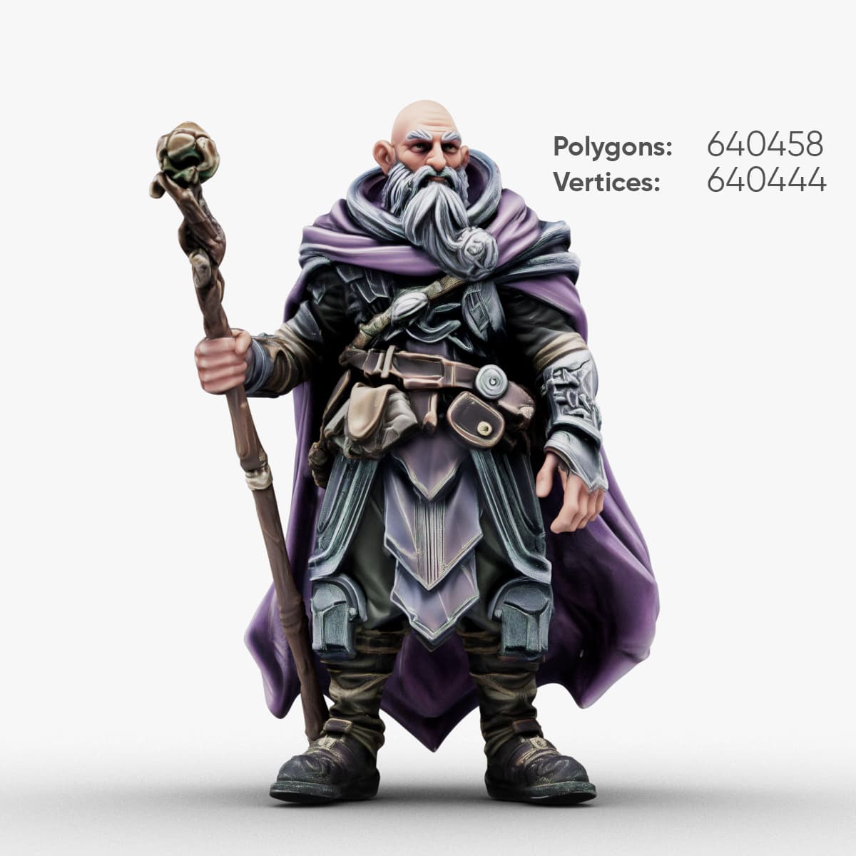 The Wandering Greybeard 3d model