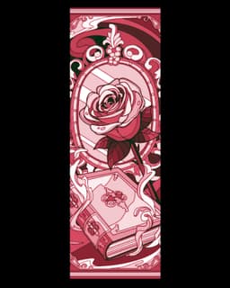 Rose designs shared as bookmarks -valentines gift idea 3d model