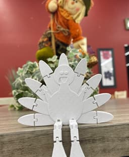 Awesome festiv plucking turkey. 3d model