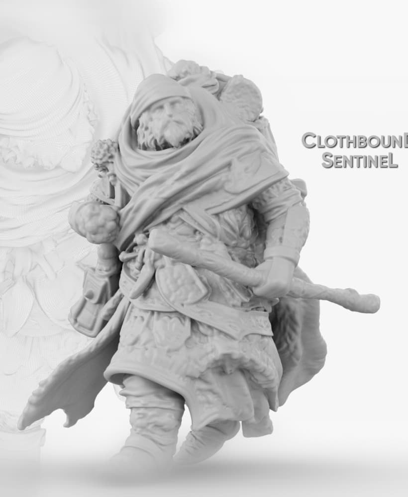 Clothbound Sentinel 3d model