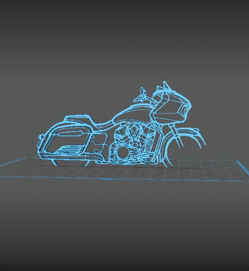 Indian Chief - Dark Horse Wall Art 3d model