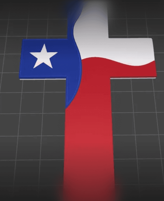 Texas Cross.3mf 3d model