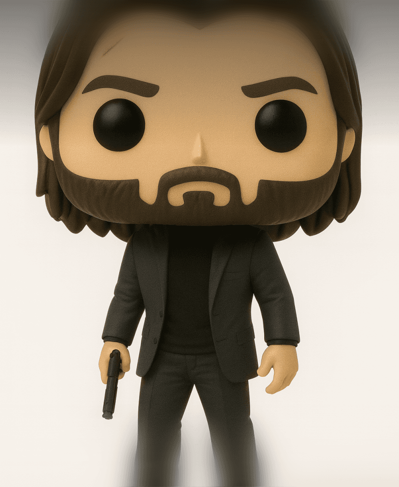 JOHN WICK FUNKO POP STYLE – STL Fan Art Model.stl 3d model
