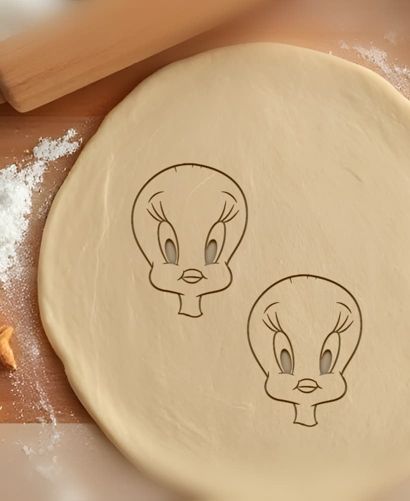 Tweety Cookie Cutter, Biscuit Cutter 3d model