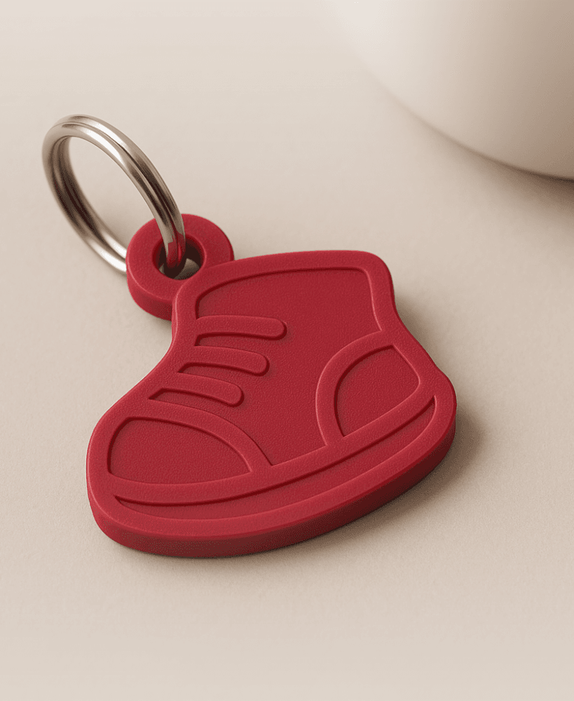 3D Printed Shoe Keychain 3d model