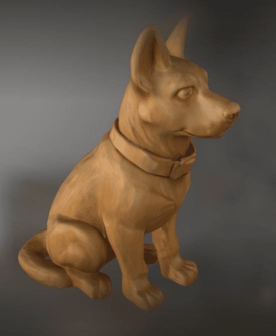 German Shepherd 3d model