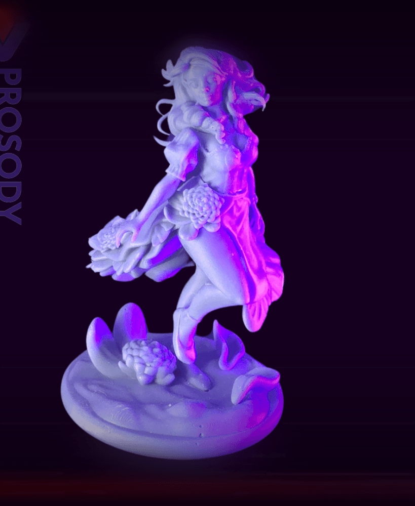 The Flower Girl - 75mm 3d model