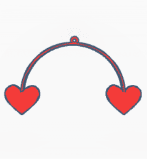 Valentine Earring 35.stl 3d model